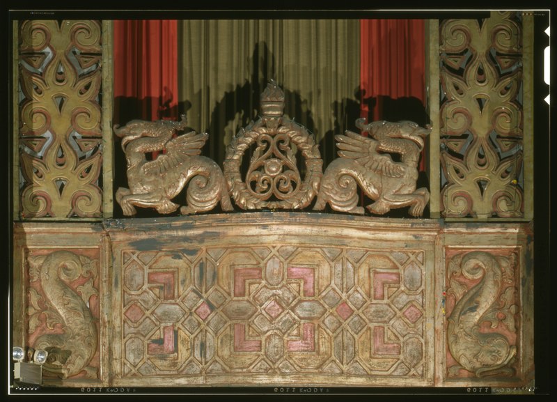 File:DETAIL VIEW OF THE ORNAMENTAL BASE OF THE ORGAN SCREEN (USED AS LOGO FOR THE THEATRE) (DUPLICATE OF AL982-42) - Alabama Theatre, 1811 Third Avenue North, Birmingham, HABS ALA,37-BIRM,37-118 (CT).tif