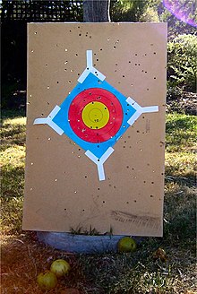 A home-made Archery target DFRArcheryTarget.jpg