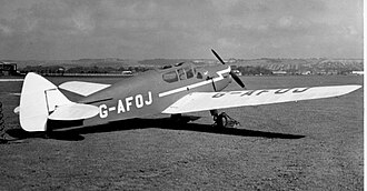 DH.94 Moth Minor Coupe at Portsmouth Airport in September 1954 DH.94 Moth Minor Coupe Portsmouth 1954.jpg