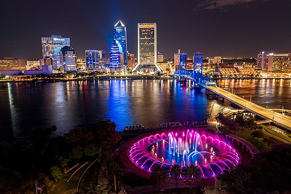 Downtown Jacksonville in 2022