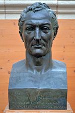 Bust of Constantin-François Chassebœuf by french sculptor David d'Angers (1825).