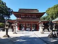 A gate at Dazaifu Tenmangū that leads to the main hall 太宰府天満宮参道にある門