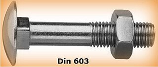 Carriage bolt Type of bolt