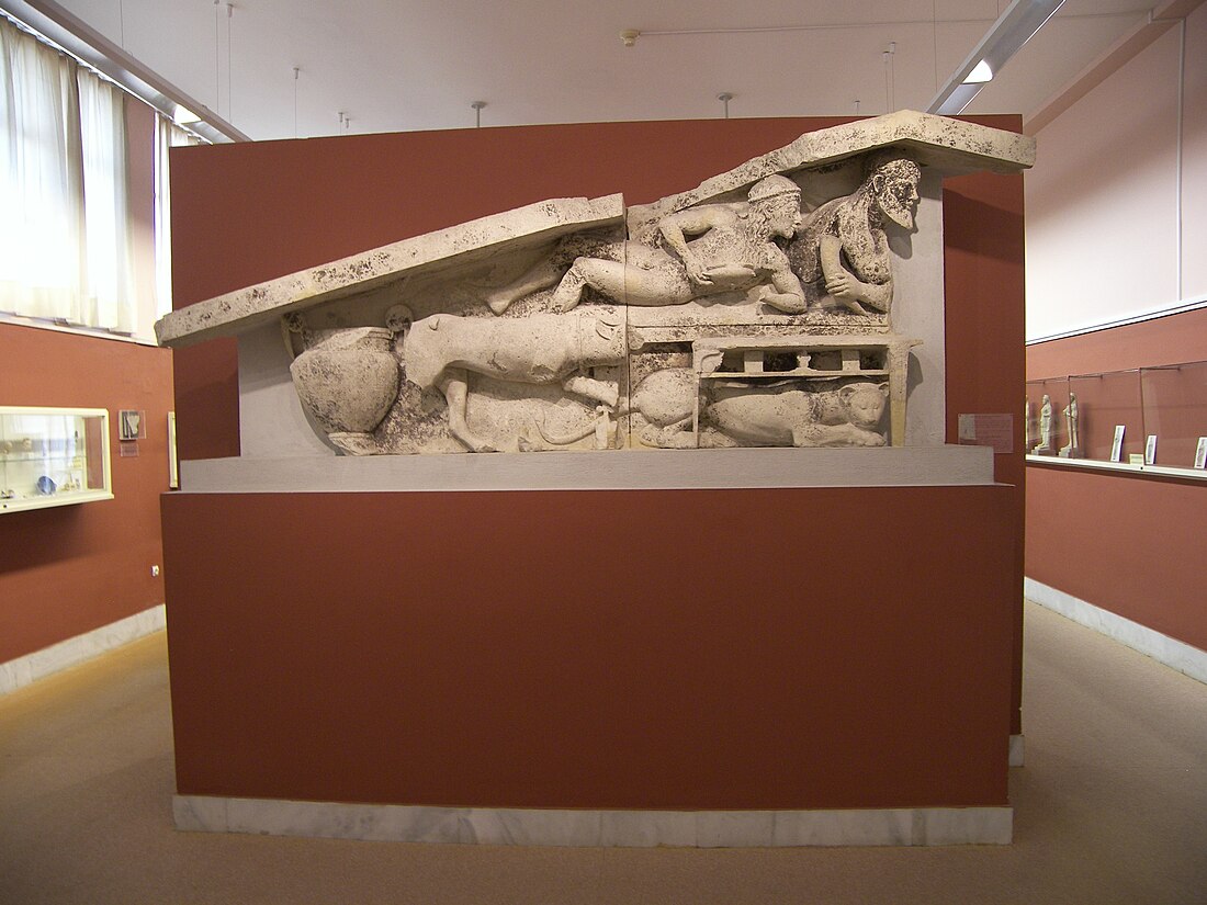 File:Dionysos Vacchos pediment at the Museum of Corfu.JPG