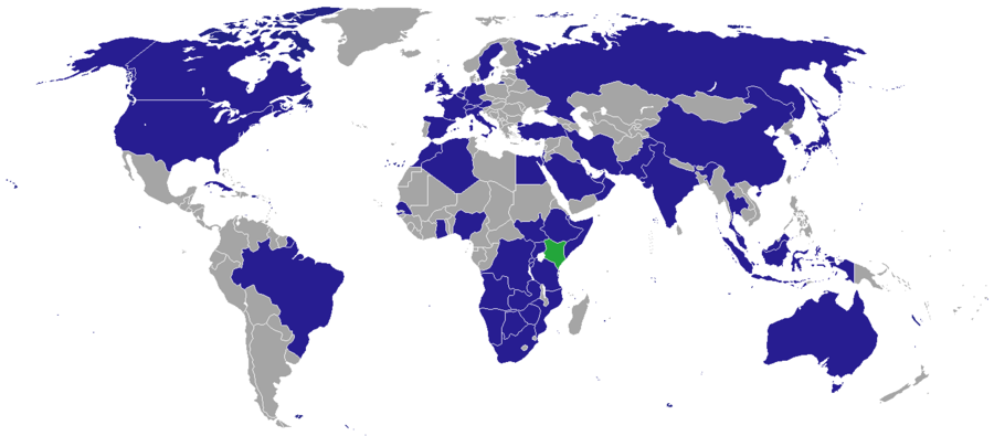 Diplomatic missions of Kenya