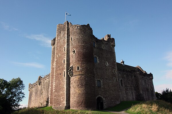 Doune Castle, used in several scenes