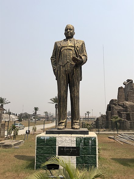 Nnamdi Azikiwe, an early anti-colonial leader and inspiration for the Nigerian workers' movement.