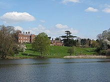 Dudmaston viewed across the Big Pool, which took its present form under William Wolryche-Whitmore Dudmaston Estate - geograph.org.uk - 1261550.jpg