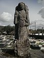 Effigy in the cemetery of Adina