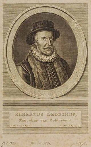 <span class="mw-page-title-main">Elbertus Leoninus</span> Jurist and politician from Netherlands