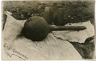 A British gas bomb from 1915