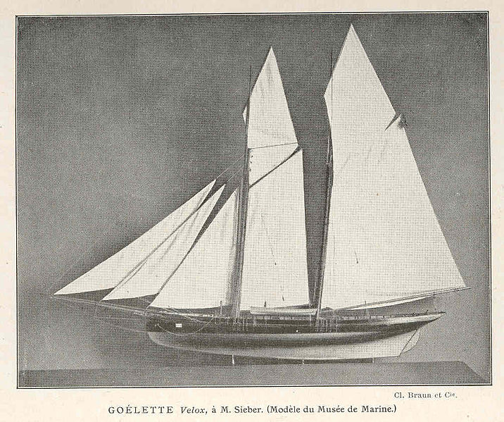 File:FMIB 37393 Goelette Velox, a M Sieber (Modele du Musee de Marine).jpeg