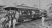 Viaje inaugural del Ferrocarril Verapaz en 1894.