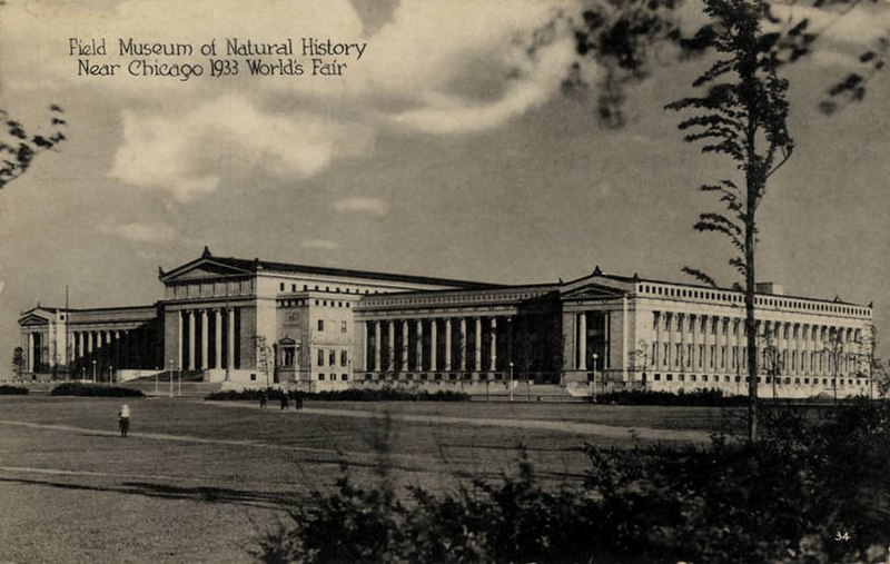 File:Field Museum Of Natural History, Near Chicago 1933 ...