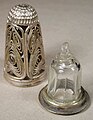 18th century silver filigree with scent bottle