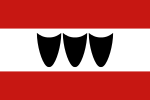 トシェビーチの市旗