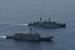 Flickr - Official U.S. Navy Imagery - U.S. Navy ship with Brazilian ship..jpg