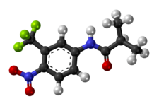 Flutamidová molekula ball.png