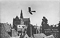 Anthony Fokker flies around the Grote Kerk in 1911