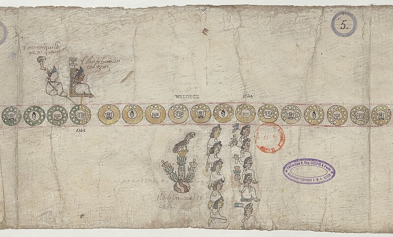 File:Folio 5 reverso de la Tira de Tepechpan.jpg