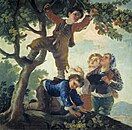 『果実を採る少年たち』1778年