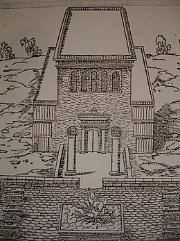 Francois Vatable, reconstructie van de tempel van Salomo (detail).jpg