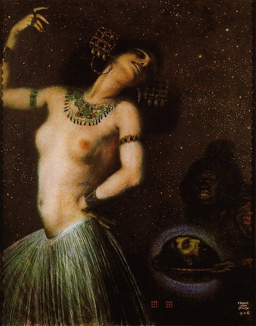 Salome in a 1906 painting by Franz von Stuck