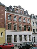 Apartment house designed in closed development