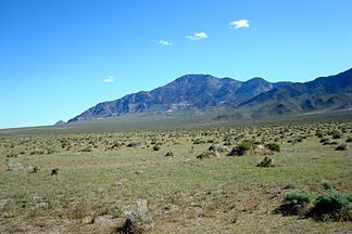 Blick vom Wah Wah Valley zum Frisco Mountain