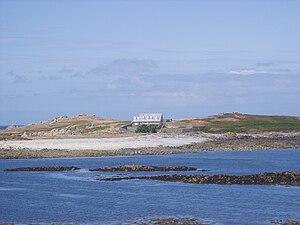 Lihou Lihou House i midten av bildet