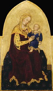 <i>Madonna and Child</i> (Gentile da Fabriano, Washington) C. 1420 painting by Gentile da Fabriano