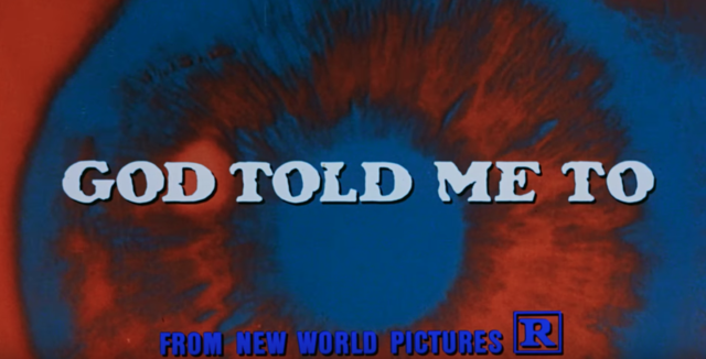 Description de l'image God Told Me To title card.png.