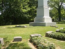 Grabstätte der Familie Rockefeller auf dem Lake View Cemetery in Cleveland, Ohio