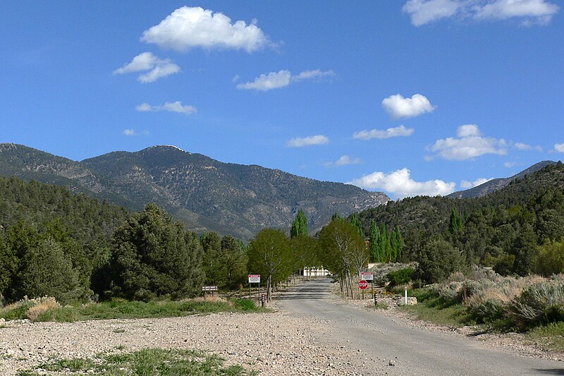 File:Griffith Peak from Lovell Canyon 1.jpg