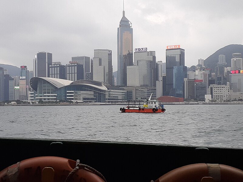 File:HK 尖沙咀 TST 天星小輪 Star Ferry view Hong Kong 灣仔北 Wan Chai North near 香港會議展覽中心 HKCEC morning March 2020 SS2 10.jpg