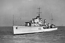 Hero, which towed Costa Rica and then took part in the rescue of her troops and crew HMS Hero FL13905.jpg