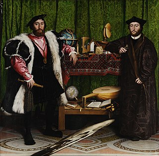 <i>The Ambassadors</i> (Holbein) 1533 painting by Hans Holbein the Younger