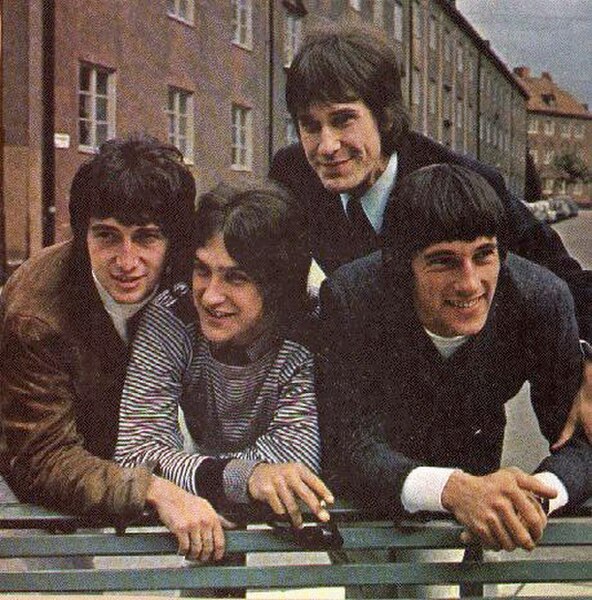 Original lineup in 1965 From left: Pete Quaife, Dave Davies, Ray Davies and Mick Avory