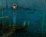 Anri Le Sidaner Le Bec de Gaz - Nuit bleue 1906.jpg