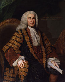 Henry Pelham, who became the British Prime Minister in 1743 Henry Pelham by William Hoare.jpg