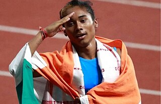 Hima Das Indian 400m sprinter