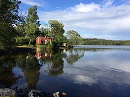 Vid Sjöarp, västra sidan av Hjortesjön