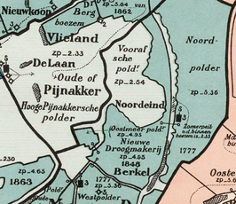 Kaart van Oostmeerpolder