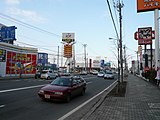 北海道道44号石狩手稲線（2008年3月）