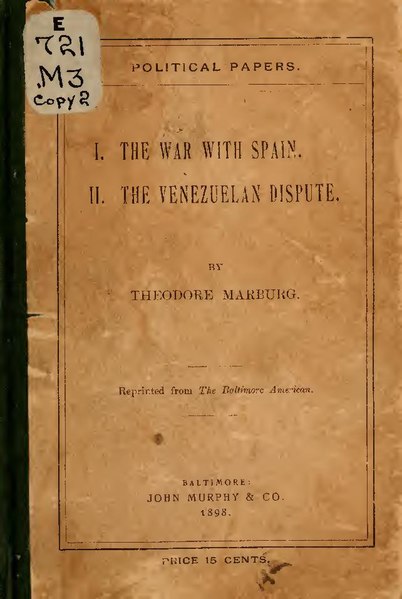 File:I. The war with Spain. II. The Venezuelan dispute (IA iwarwithspainiiv00marb).pdf