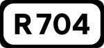 Straßenschild R704}}