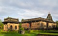 * Nomination Ikkeri temple --Nikhilb239 02:17, 23 August 2017 (UTC) * Promotion Lovely temple, but what's the weird area of blurred grass on the bottom of the picture frame almost directly down from the elephant (Ganesha?) sculptures? Can you fix that, or does this otherwise good photo have to be declined? -- Ikan Kekek 02:28, 23 August 2017 (UTC) Yes I see it. I am not sure what that is, but I'll try to fix it. Thanks for the review. --Nikhilb239 02:36, 23 August 2017 (UTC) I don't know if this was focus stacked, but it looks like a focus stacking error by the stacking software. Could be something else too. PumpkinSky 02:43, 23 August 2017 (UTC) I don't know focus stacking technique. So it can't be focus stacking. I think it might be moisture on the lens. Would you be ok if I clone it out or crop the pic?--Nikhilb239 02:49, 23 August 2017 (UTC) I think no one would object. PumpkinSky 02:53, 23 August 2017 (UTC) Sure, go ahead and crop or whatever. -- Ikan Kekek 06:07, 23 August 2017 (UTC) @Ikan Kekek: @PumpkinSky: Cropped and uploaded a new version. I hope it is ok now.--Nikhilb239 17:08, 23 August 2017 (UTC)  Support - I think this is good enough now. Do you agree,PumpkinSky? -- Ikan Kekek 07:27, 24 August 2017 (UTC) Yes, I do. Ikan Kekek. PumpkinSky 01:53, 26 August 2017 (UTC)