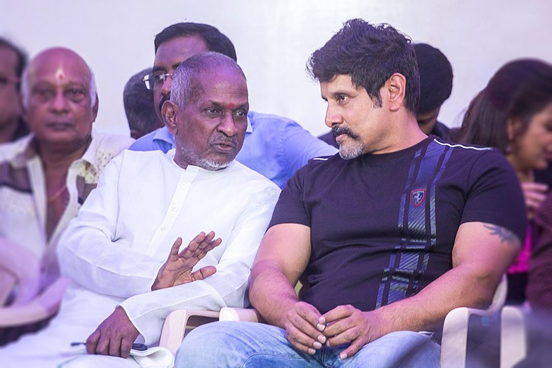 File:Ilaiyaraaja and Vikram at the Nadigar Sangam Protest.jpg