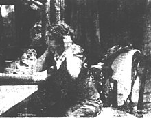 Scene from the film as published in a contemporary newspaper.