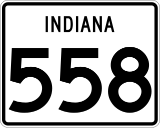 <span class="mw-page-title-main">Indiana State Road 558</span> State highway in Indiana, United States